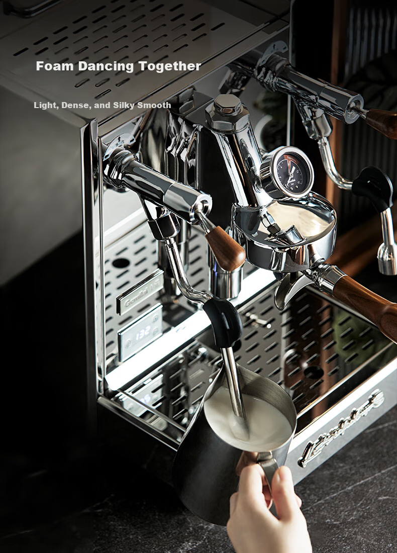 GEMILAI White Whale G3035 Coffee Machine, Home Semi-Automatic Coffee Maker, American And Italian Espresso, E61, 2L Dual Boiler 13