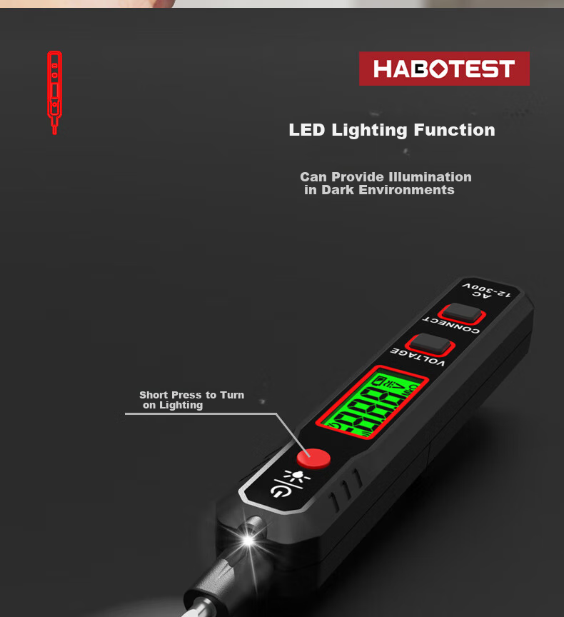 HABOTEST HT89 Intelligent Test Pen, Contact-Type Voltage Tester, HT89 10