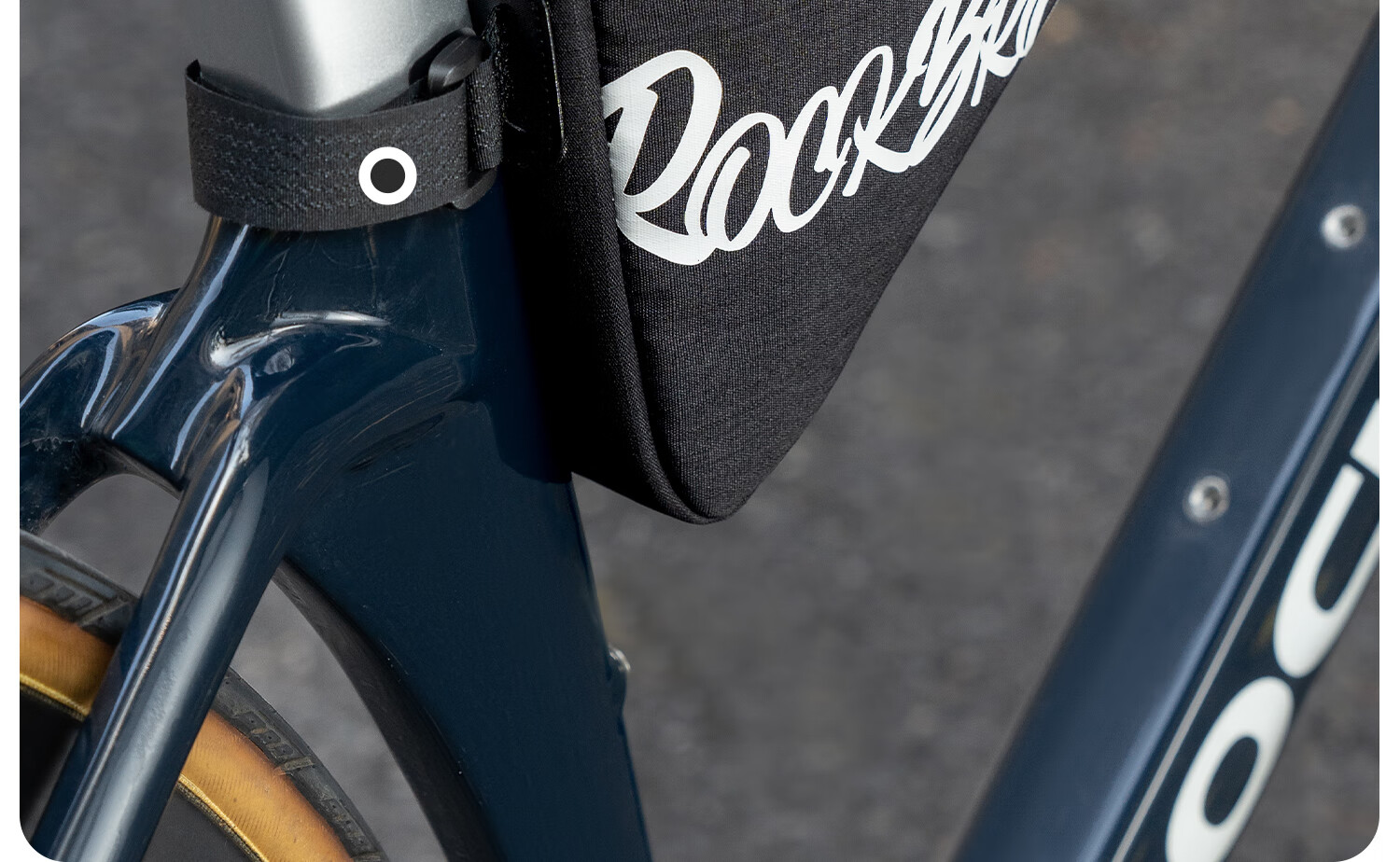 ROCKBROS Bicycle Triangle Frame Bag Top Tube Bag Front Beam Bag Mountain Road Bike Tool Bag Cycling Gear Black Small Size 7