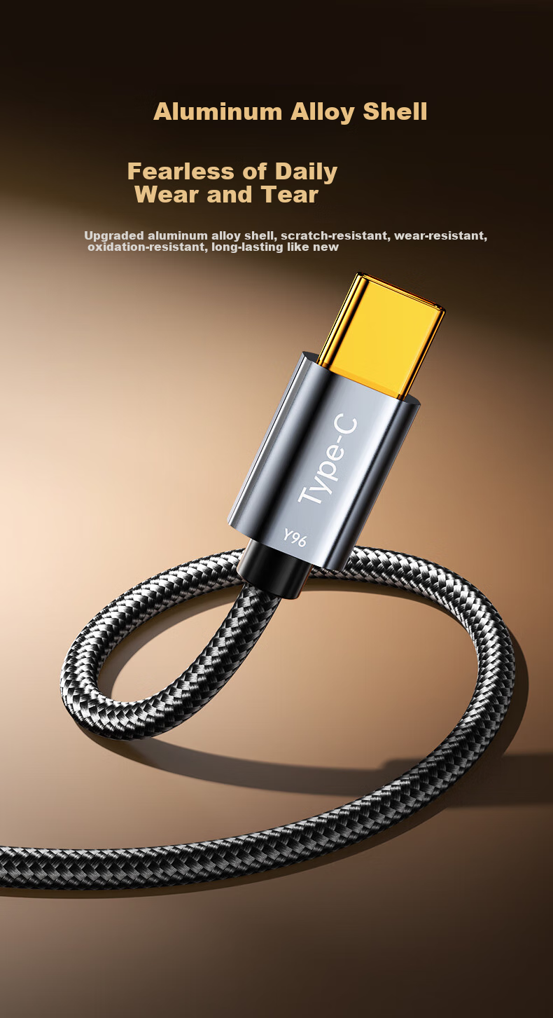 BIAZE Type-C to 3.5mm Audio Adapter Cable DAC Decoding Car AUX Audio Cable, Suitable for Apple 18/17/16 Huawei Phones, Headphones to Connect Speakers, 0.5 Meter Braided Versio 11
