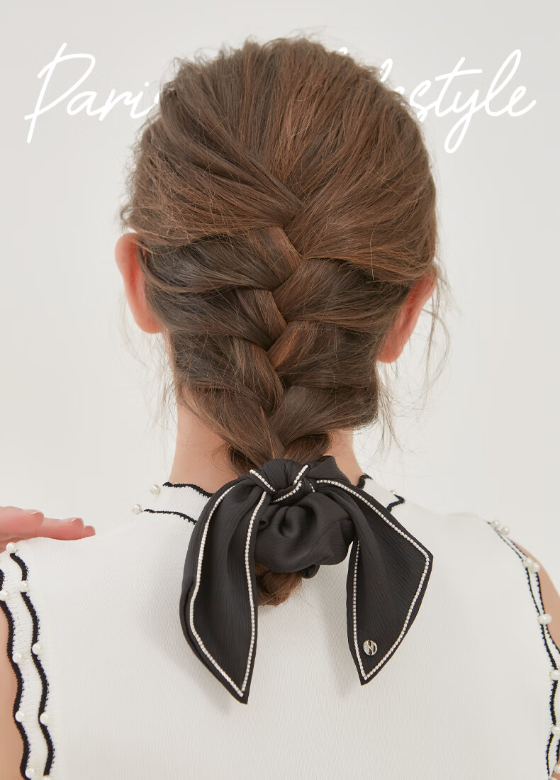 ELLE Hair Ties for Women, Soft Large Intestine Style Ponytail Hair Bands, Elastic Hair Accessories, Gift for Girlfriend, Mid-Autumn Festival Present 2