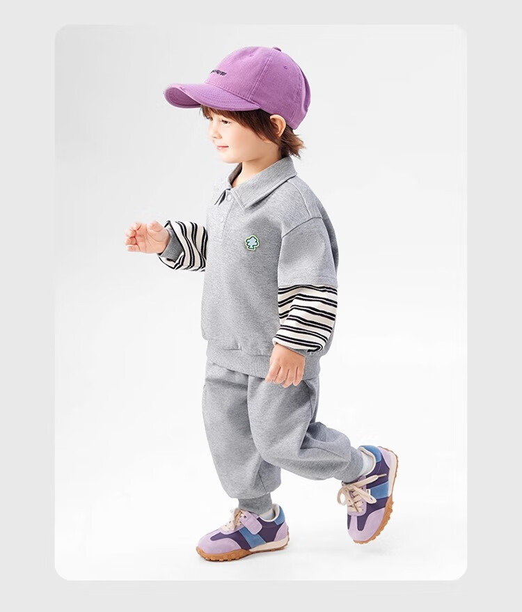 Ciciibear 2025 Spring New Baby Boys' Sports Sweatshirt Children's Stylish Top Set 17
