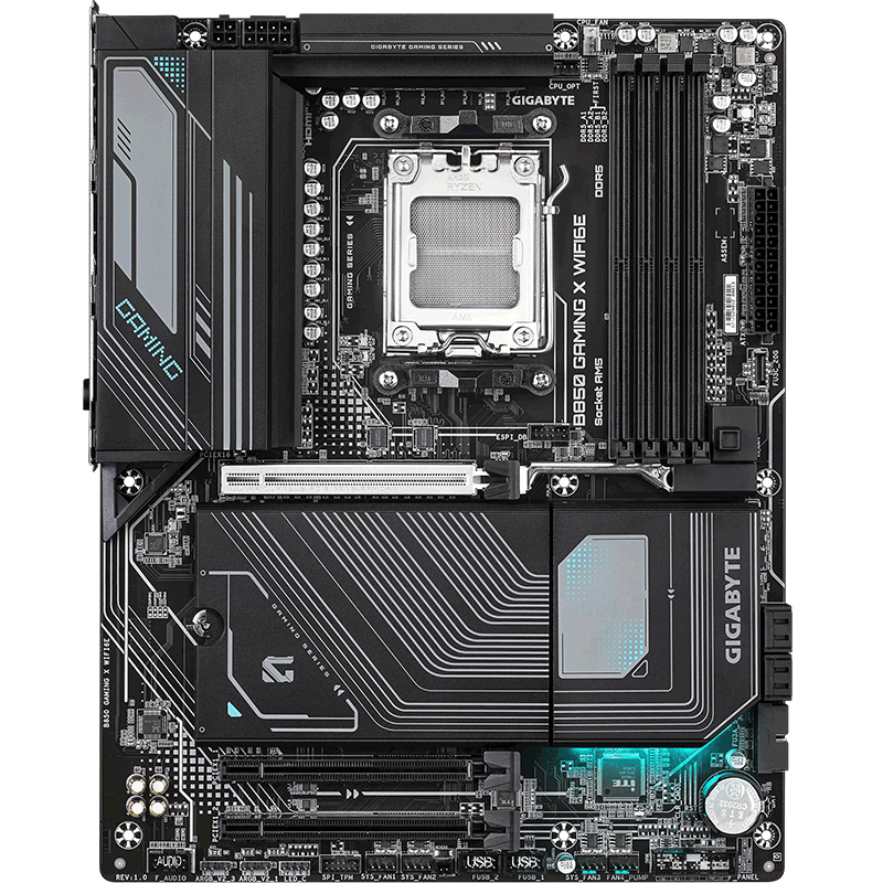 GIGABYTE Moyaoying X B850 GAMING X WIFI6E Motherboard, DDR5 Compatible with AMD CPU AM5 9700X 9800X3D 9900X 9600X