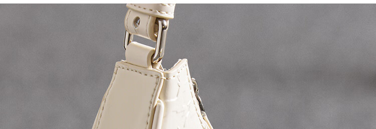 Miaodi 2026 Cowhide Embossed Underarm Baguette Crescent Elegant Workplace Commuter Handbag Crossbody Bag Birthday Gift 16