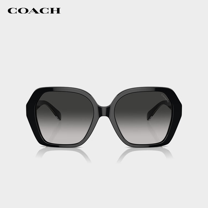 COACH Full-Frame Fashionable And Stylish Women's Sunglasses, Face-Slimming Effect, Gift-Giving, Authentic Product, 0HC8404U50023C56