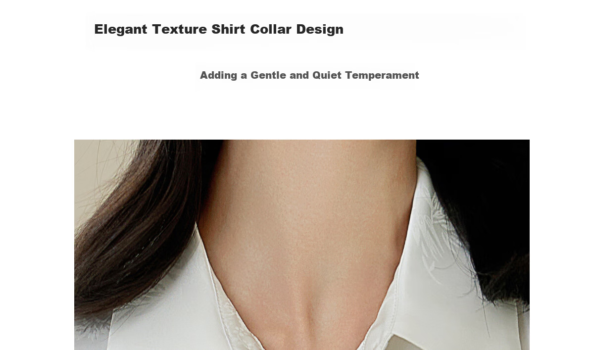 Chushen Spring And Autumn Long-Sleeve Shirt for Women, Textured Pattern Design, New Chinese-Style Elegant Office Blouse Top S143C2045 4