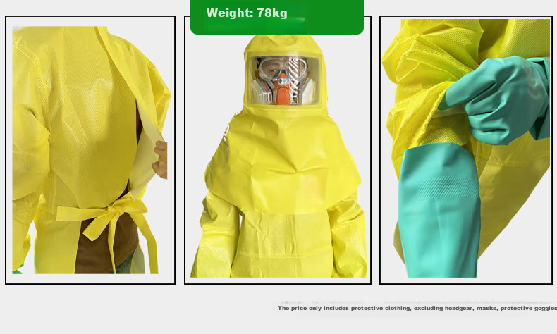 ALPHATEC Long Sleeve Laboratory Apron Reversible Chemical Resistant Apron Breathable Acid and Alkali Resistant Waterproof Long Work Apron 3000 Chemical Protection Robe Size M 3