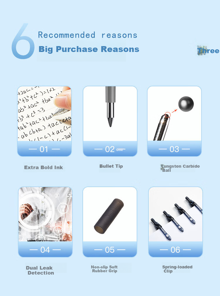 COMIX 0.5mm Bullet Tip Extra Black Retractable Gel Pen/sketch Pen/signature Pen, 12 Pens/box, K37, Black 2