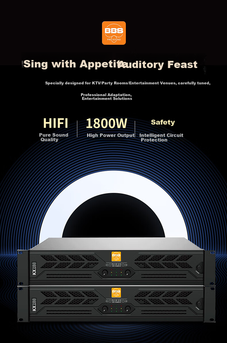 BBS [Annual Bestseller] BK10 Home KTV Sound System Set, Professional Theater Speakers Three-Way Karaoke Singing Complete Equipment for Home Use 8