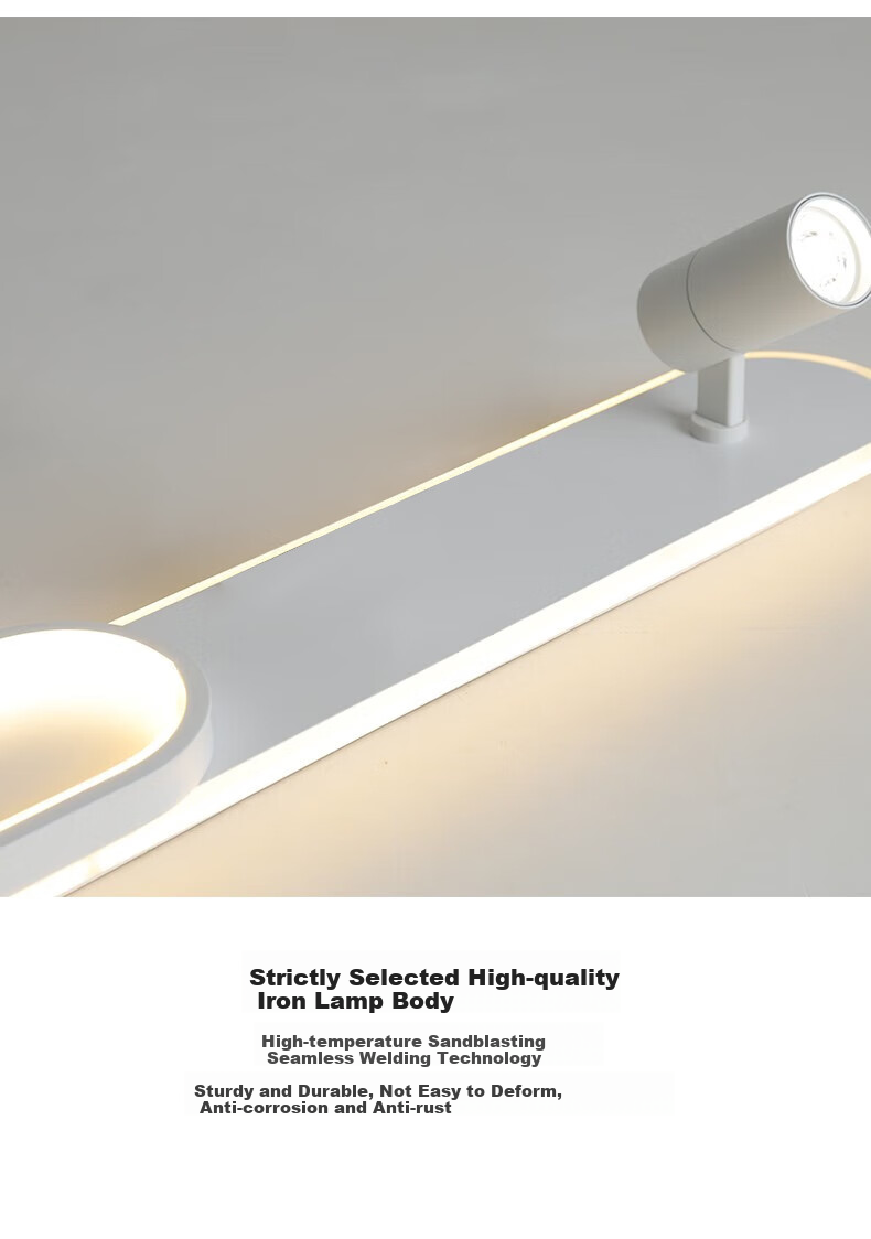 Dengling Full-Spectrum Corridor Light, High-CRI Strip Light for Hallway, LED Balcony Entrance Ceiling Light Fixture 13