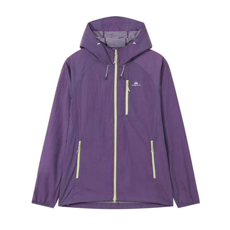 Pioneer Camp Ice Butterfly Outdoor Sun Protection Jacket for Men, Summer Lightweight Breathable UV Protection Fishing Sun Protection Clothing, Twilight Purple, XL