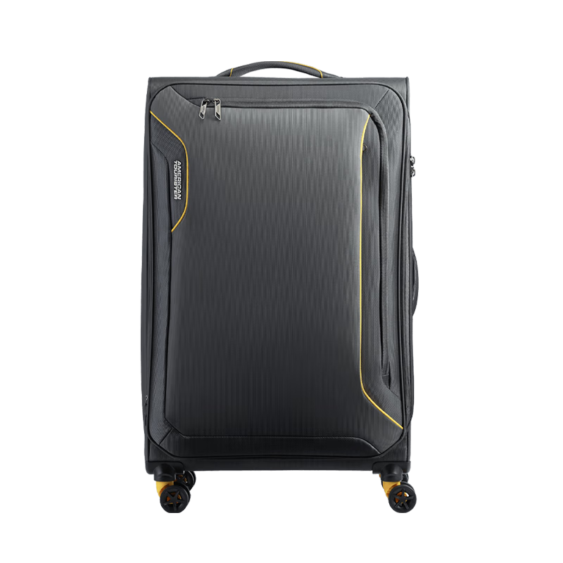 AMERICAN TOURISTER Luggage, 26-Inch Expandable Suitcase, Large Capacity Soft Case with Wheels And Password Lock, Business Travel Case, DB7 Gray