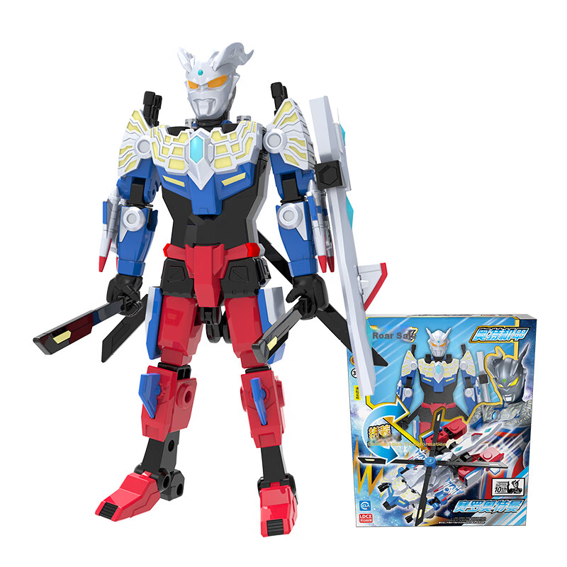 LDCX Ultraman Toys for Boys, Assembly Transforming Mecha Robot Action Figures, Birthday New Year Christmas Gifts