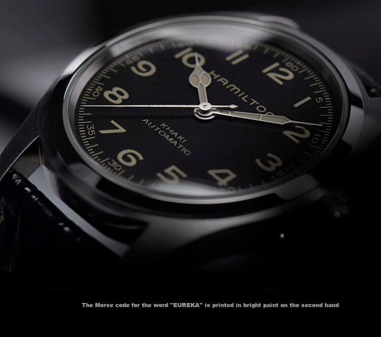 Hamilton Interstellar Movie-Inspired Murphy Watch, 42mm Dial, Leather Strap And Steel Band Set, Men's Mechanical Watch 9
