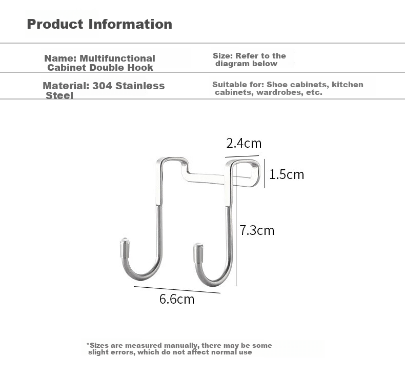 Meijia Life Dormitory Wave-Shaped Hanging Hook Student Bunk Bedside No-Installation Clothes Hook Rack Organizer 2