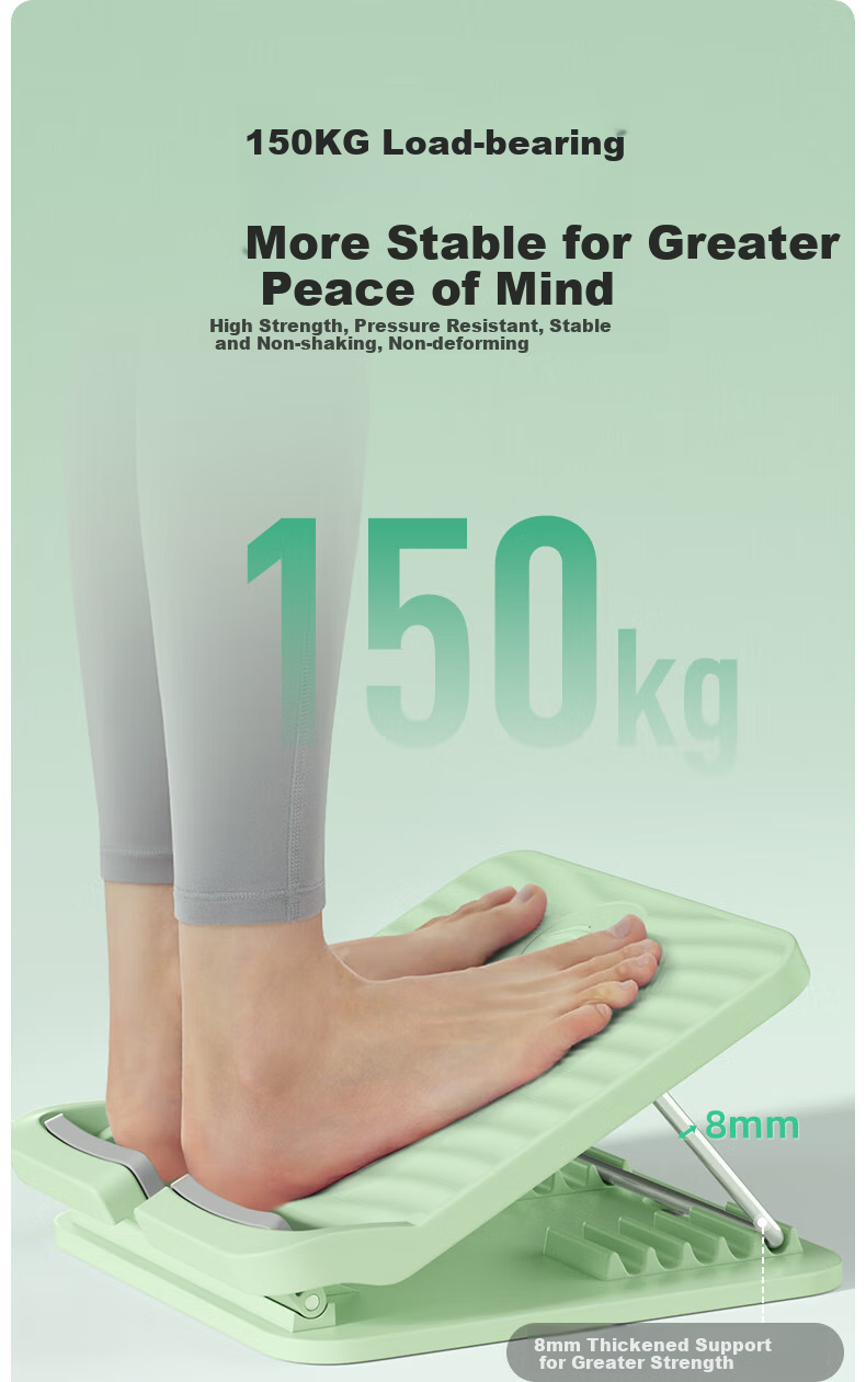 Li-Ning Stretching Board, Inclined Pedal Calf Stretcher, Home Leg Beauty Stretching Bench, Standing Foldable Ankle Rehabilitation Fitness Device 4