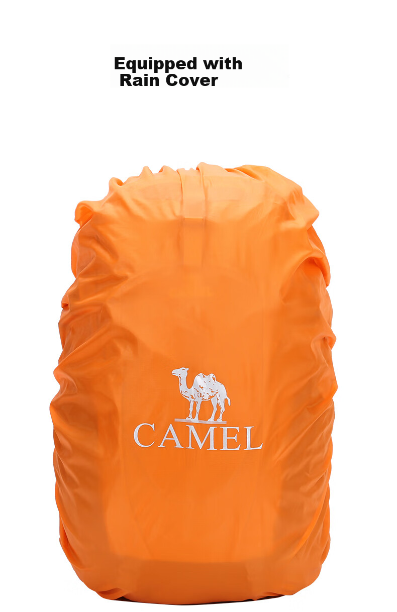 CAMEL Dawn Outdoor Lightweight Hiking Backpack, Sports Camping Leisure Travel Mountaineering Pack, Lemon Yellow 12