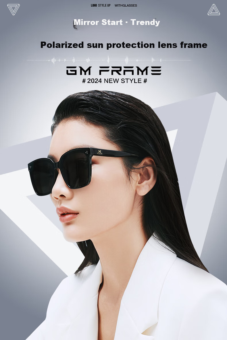 LOHO Sunglasses, Unisex Popular Fashion Polarized Sunglasses for Men And Women, Driving Glasses, Protective Eyewear for Hiking And Outdoor Activities 1