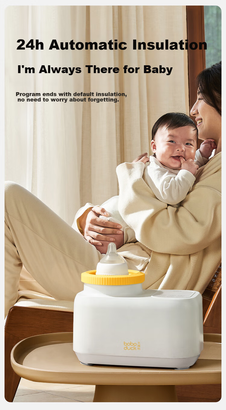 Boboduck Milk Warmer And Shaker All-In Baby Bottle Warmer/Shaker/Warmer/Thawing 4-In Milk Warmer 6277 20