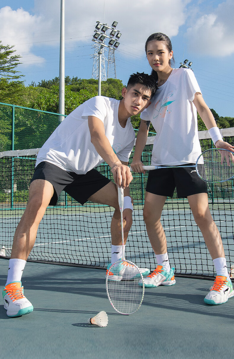 Li-Ning Badminton Shoes for Men And Women, Rocket Shoes 1.0, Competition And Training Shoes, Table Tennis And Tennis Shoes, Low-Profile Flying 4