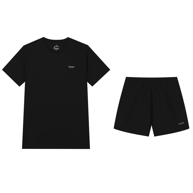 361° Men's Running Workout Set, Summer Quick-Dry Fitness Casual Short-Sleeve Shorts Two-Piece Suit 652524001H-3