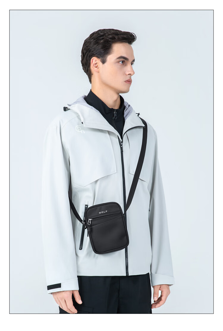 GOLF Shoulder Bag for Men, Casual Crossbody Bag, Lightweight Mini Phone Bag, Versatile Small Backpack, Hanging Bag, Sports Bag 3