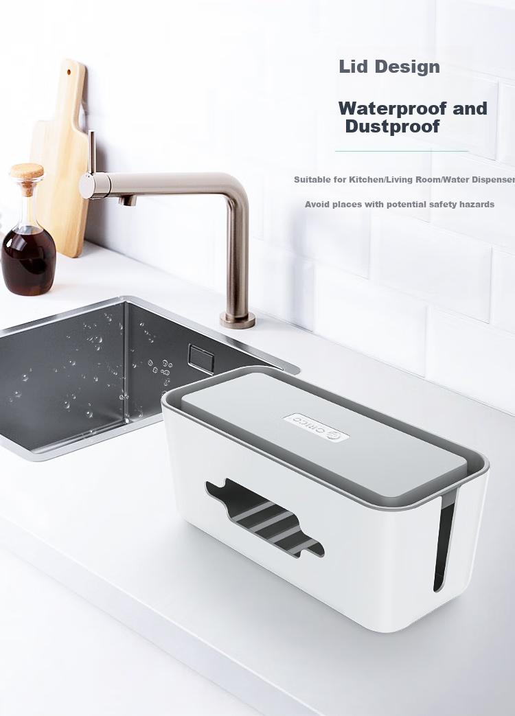 ORICO Power Strip Storage Box / Socket Storage Box / Multifunctional Cable Organizer Box / Multi-Port Power Strip Cable Storage Box / Flame Retardant Junction Box / Power Cable Organizer Box 7