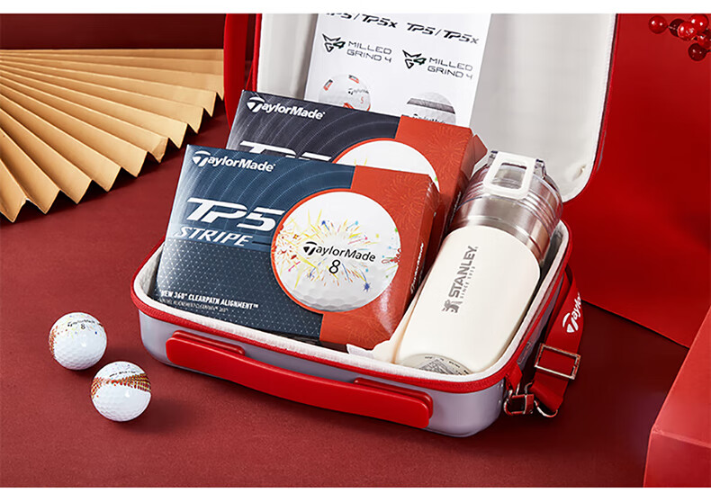 Taylormade TP5/TP5X Golf Balls, Five-Layer 24-Ball Limited Edition Gift Box, Birthday Present, Gift Set 4