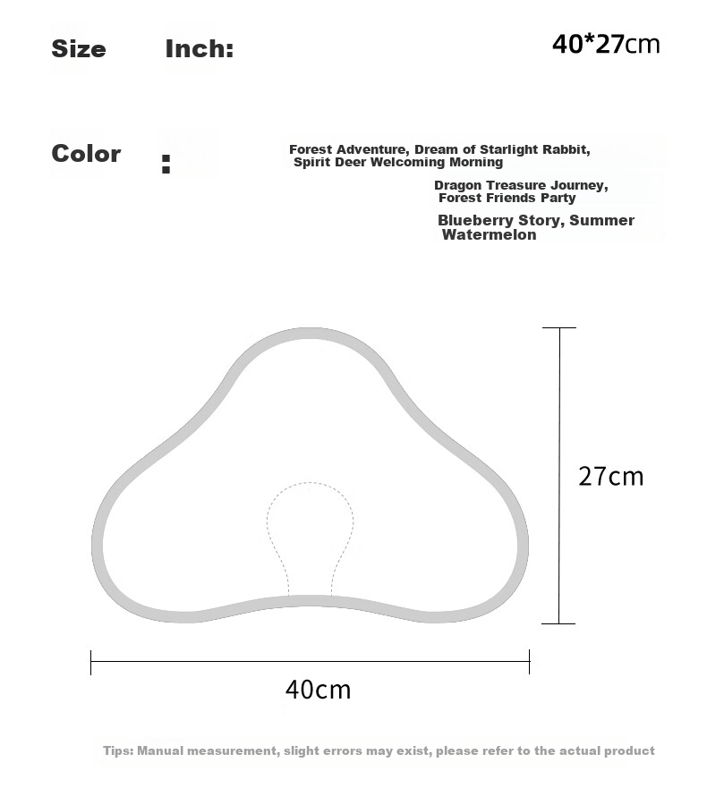 Betis Baby Pillow Summer Breathable Newborn 0-6 Months Ice Silk Cooling Pillow Children's Cloud Piece Pillow Yun Whale Fantasy 17