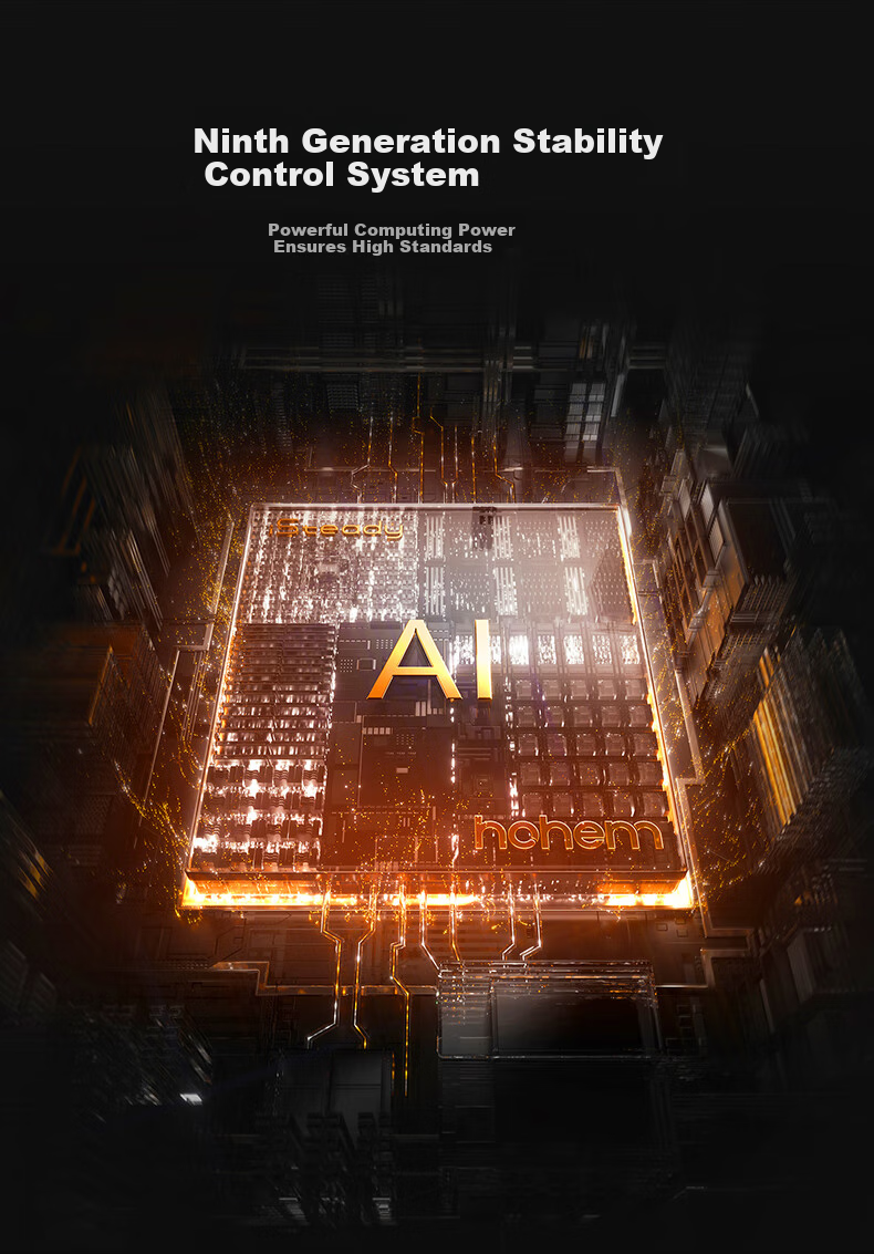 Hohem [Professional Grade | 9th Generation Stabilization] M7 Smartphone Stabilizer, Intelligent AI Precise Tracking, 360° Follow-Up, Orthogonal Three-Axis Anti-Shake Gimbal, Selfie Stick, Live Streaming And Vlog Tool 18