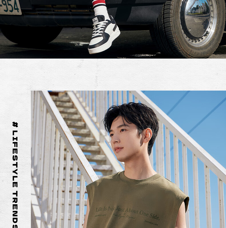 361° Men's Sports Tank Top, Spring And Summer Round Neck Loose Casual Outdoor Sleeveless Running Fitness Wear 632519501-4 15