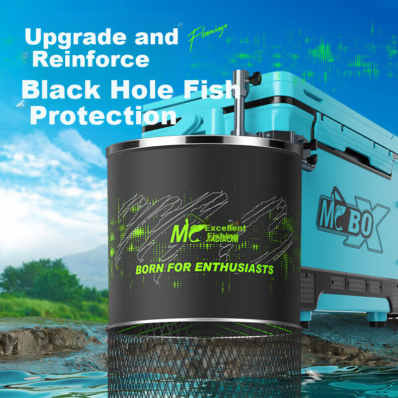 JIADIAONI Black Pit Powerful Horse Fish Net, Quick-Drying Fishing Net, Portable Thickened Fishing Net, Single Ring 40250