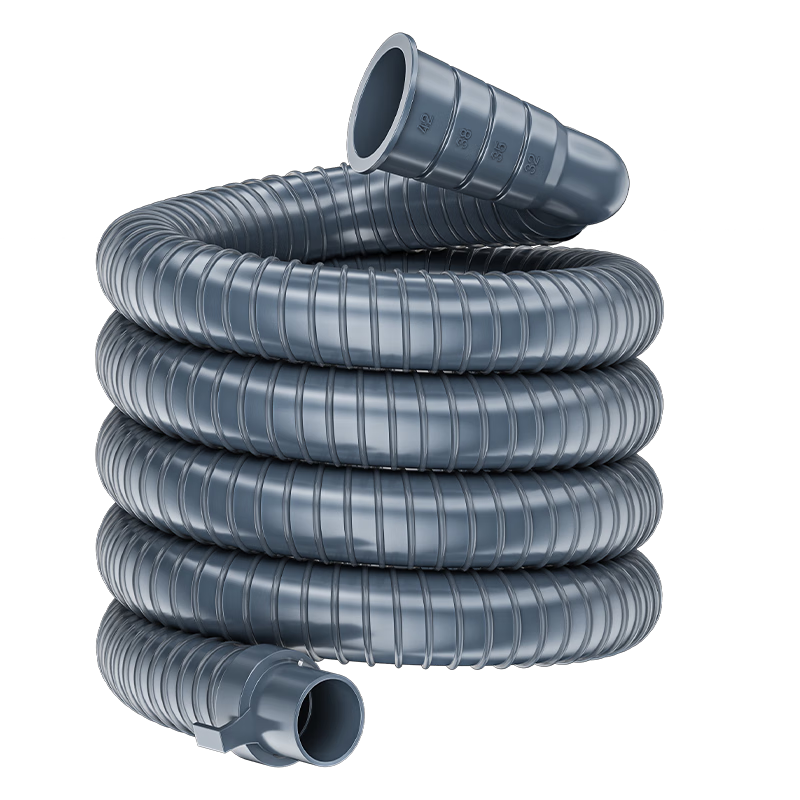 Muvi Washing Machine Drain Hose Extension Pipe, Bottom Outlet Flexible Hose, Extended for Automatic Drum And Impeller Washers, Universal PVC PSG 1.5m