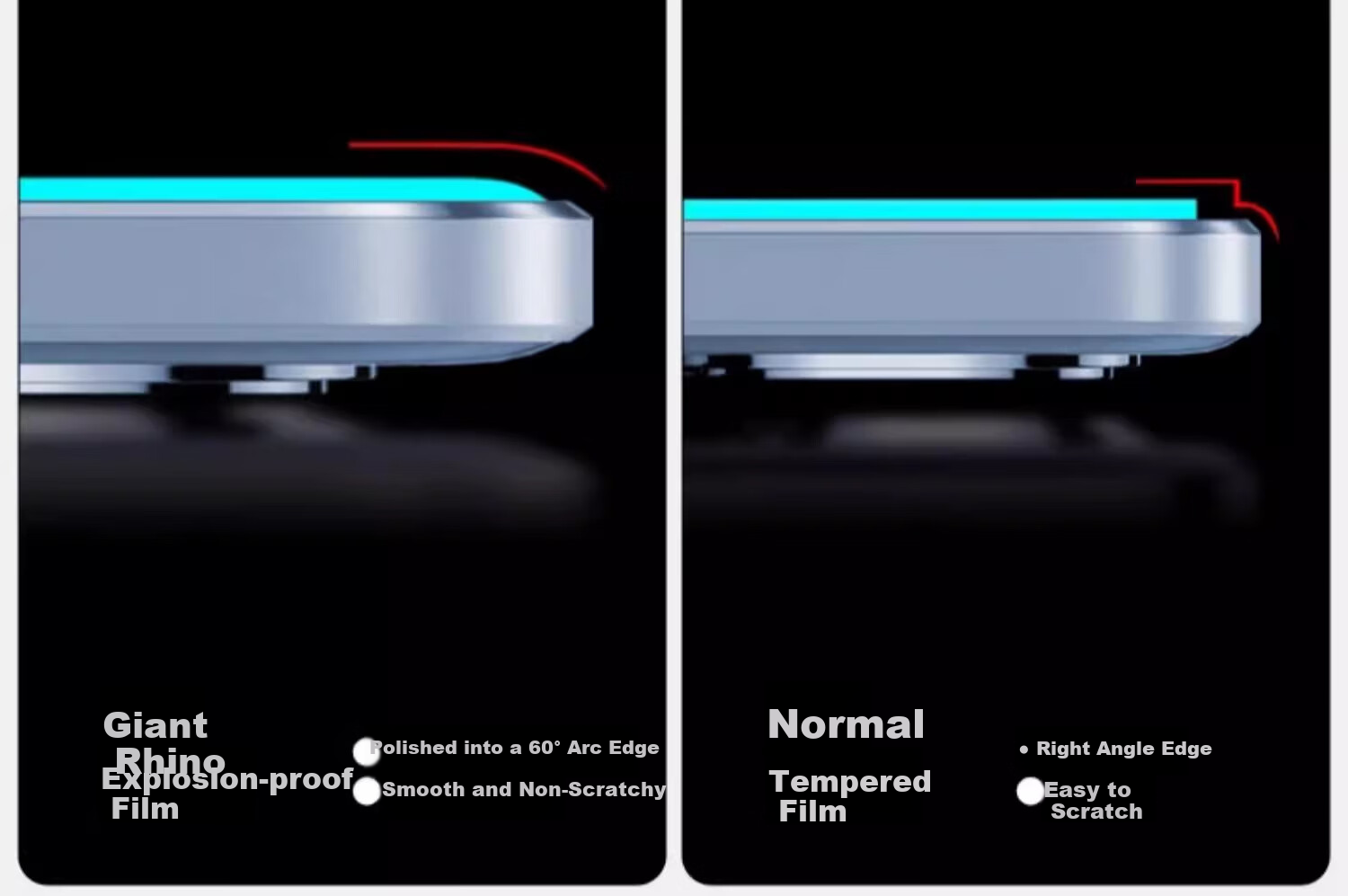 Smorss [2 Pieces Premium] Tempered Glass Screen Protector for Honor 300, Full Coverage High Definition Anti-Scratch Anti-Fingerprint Full Glass Film for Honor 300 Smartphone 8