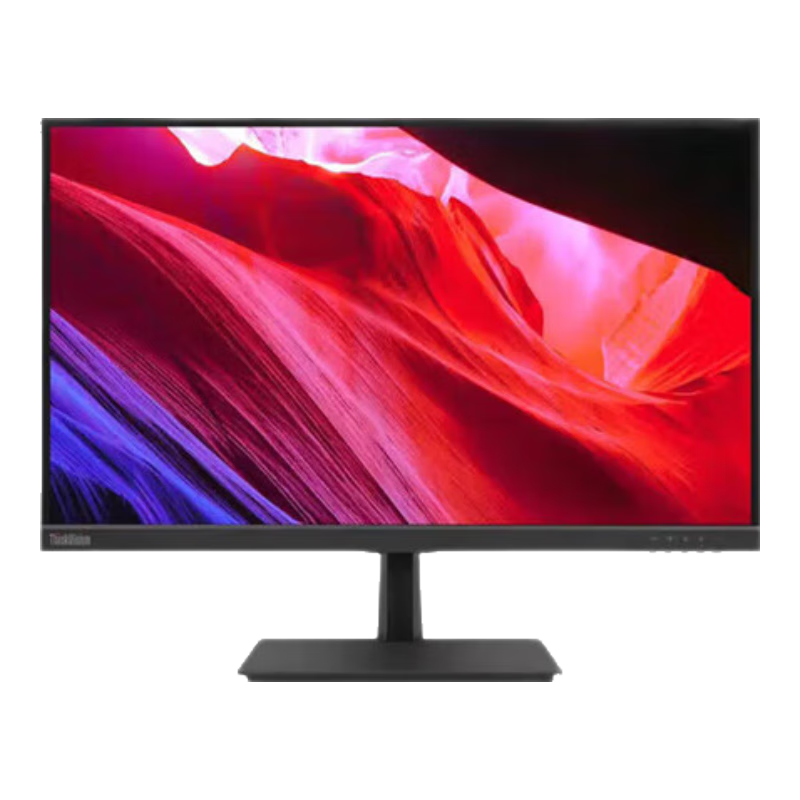 Lianxiang ThinkVision T24A-20, 23.8-Inch Commercial Office Professional LCD Monitor, Ultra-Narrow Bezel, VGA+HDMI, Low Blue Light Eye Protectio