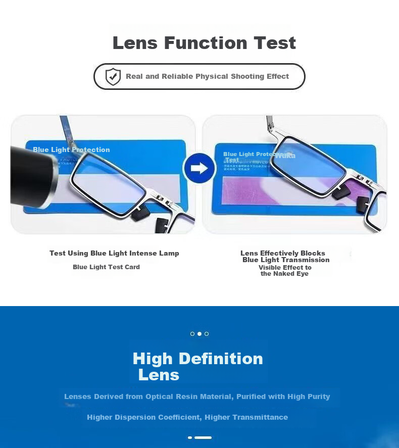 Boshide Reading Glasses, Foldable Reading Glasses, Ultra-Light Portable Anti-Blue Light Reading Glasses, Square Silver Frame Black, 400 Degrees 7