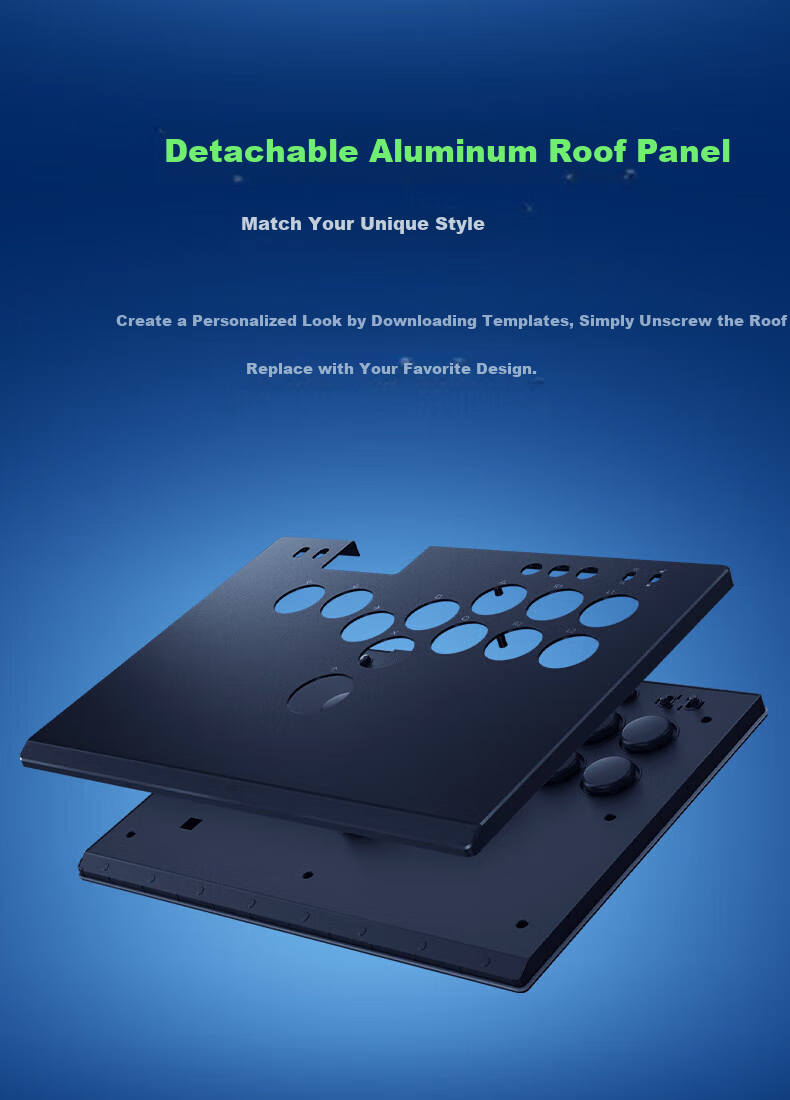 Razer Youhou Full-Button Optical Arcade Controller with RGB Lighting Effects And Low-Profile Optical Switches, Compatible with Street Fighter, Standard Editio 7