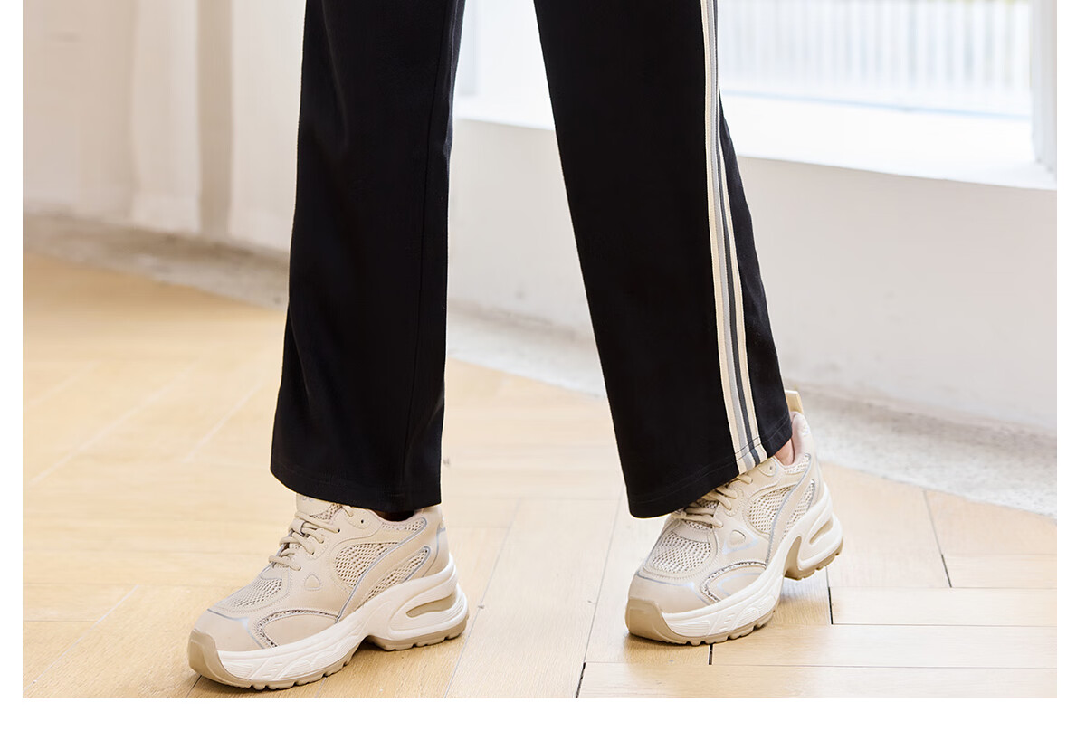 Halo Queen Casual Wide-Leg Pants for Women with Side Stripes Design, High-Waisted Loose Straight-Leg Trousers for Petite Figures H143K2003 21