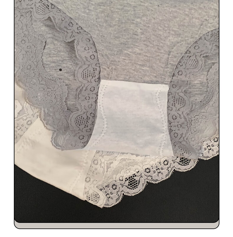 MiiOW Women's Underwear, French Sexy Low-Rise Cotton Pure Desire Style, 2025 New Sweet Lace Design for Ladies 4