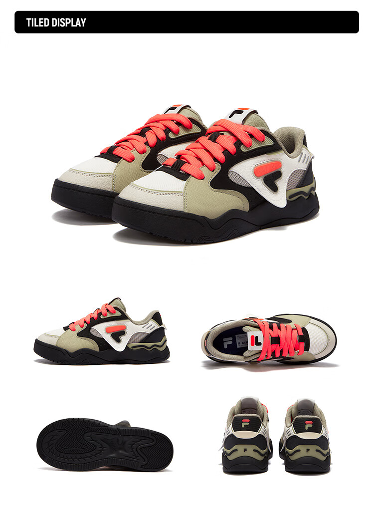 FILA FUSION FILA Trendy Women's Shoes, KICK II Skateboard Lifestyle Shoes, Fashionable Sneakers 11