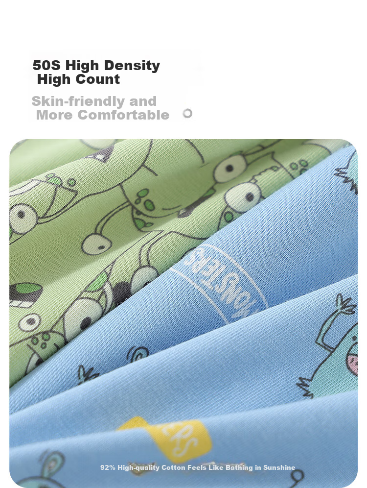 Hodo Children's Underwear for Boys And Girls, 7A Antibacterial Boxer Briefs, Youth Shorts, Polylactic Acid N050-6 165 10