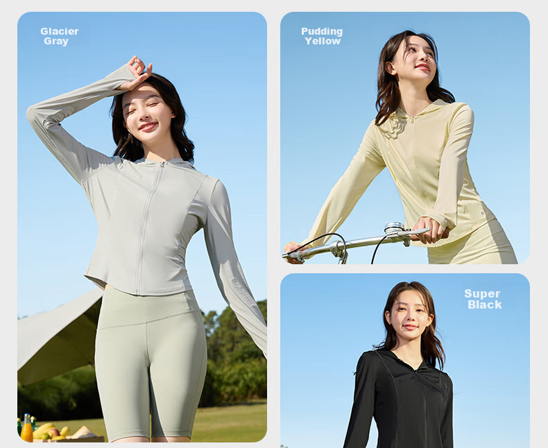 361° Women's Summer Sunscreen Jacket UPF100+ UV Protection Slim Outdoor Sports Coat 662624606-6 27