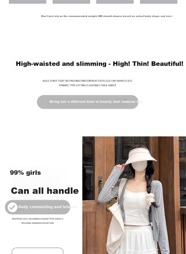 LangSha White Midi Skirt for Women, Spring 2026 New High-Waisted Slimming A-Line Puffy Skirt, Mid-Length Lace Cake Skirt 8