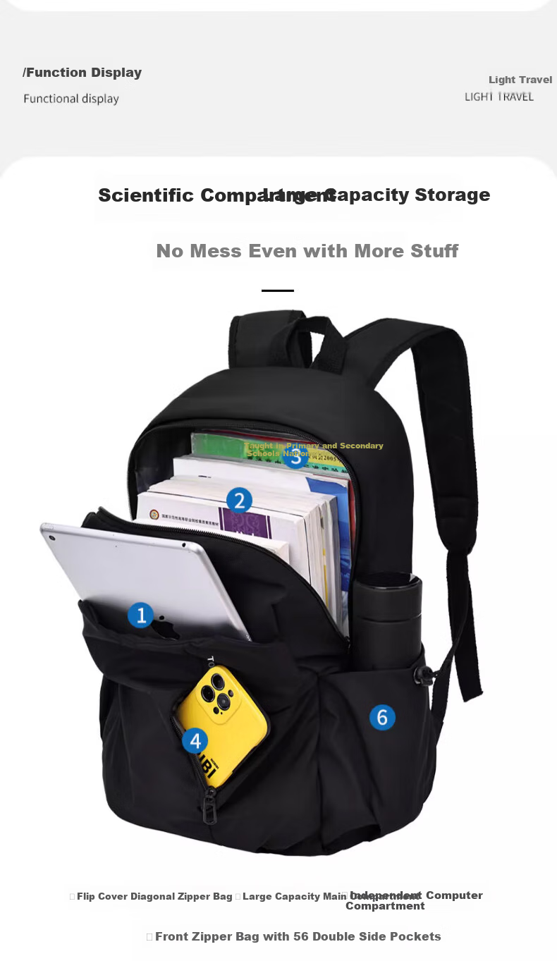 TonLion Backpack for Men, Large Capacity School Bag for Middle And High School Students, Lightweight Laptop Bag for College Students, Travel And Hiking Backpack for Wome 3