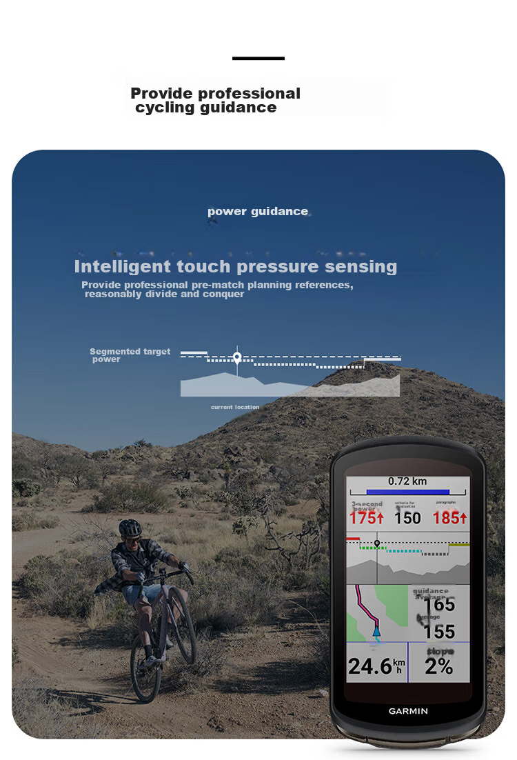 GARMIN Edge1040 Bicycle Computer Silicone Protective Case, Replacement Protective Cover, Shockproof, Flexible, Wear-Resistant, Red 7