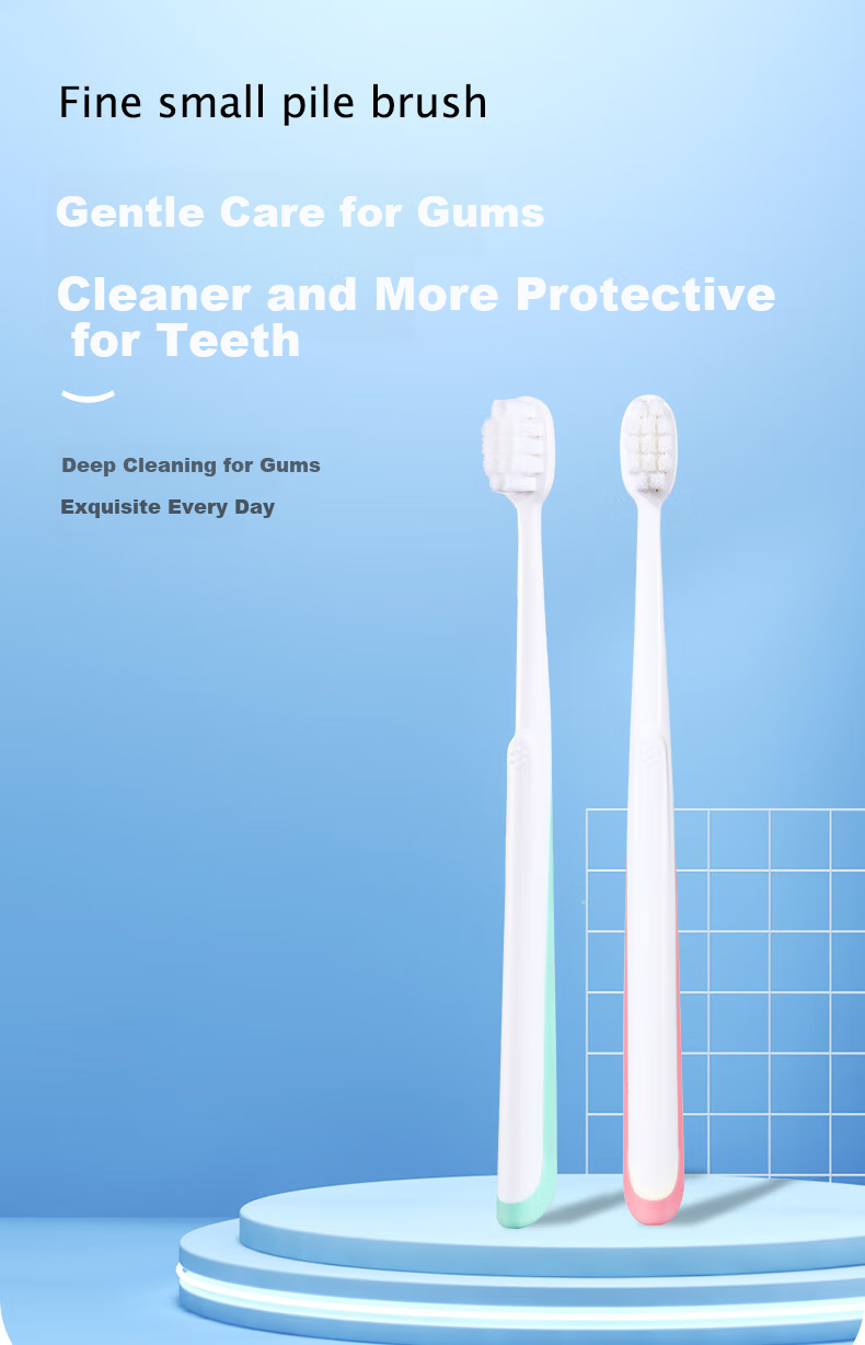 Etravel Ultra-Soft Bristle Toothbrush for Adults, Sensitive Gum Care, Pregnant Women, Postpartum, Individually Wrapped Family Pack Soft Bristle Toothbrush 4 Pieces 1