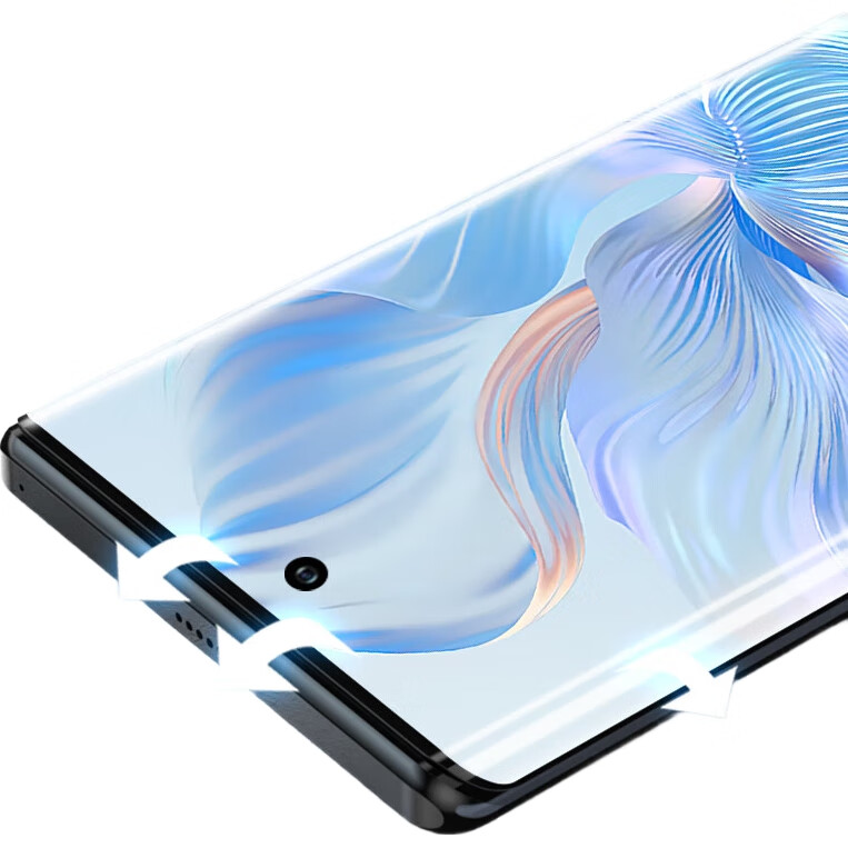 Защитное стекло для экрана LLUNC для Honor 80, полное покрытие, ультратонкое изогнутое стекло, высокая четкость, защита от отпечатков пальцев