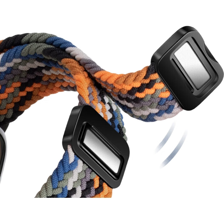 Ремешок BHO для Apple Watch S11/Ultra3/S10/SE3, нейлоновый плетеный, с магнитной застежкой, 44/45/46/49 мм