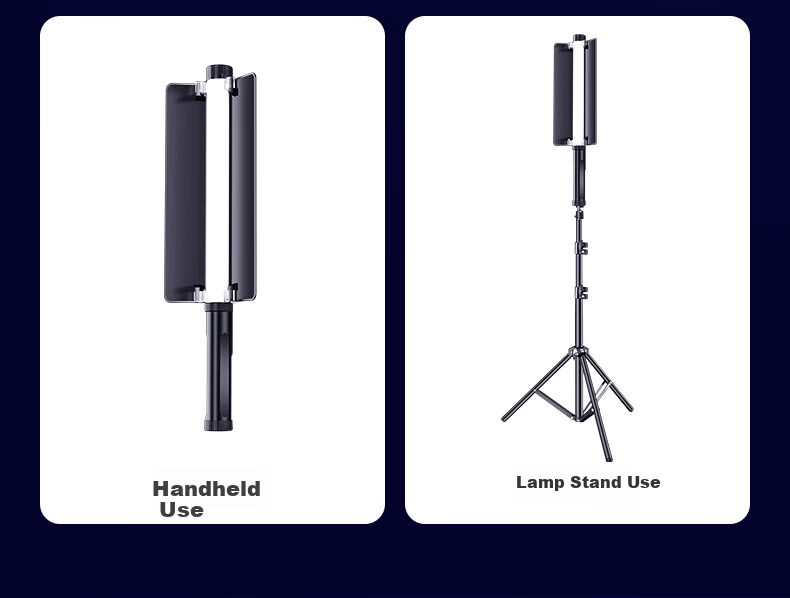 Jimantu RGB LED Fill Light Stick 50W Portable Handheld Video Photography Light for Outdoor Night Scene Portrait Beauty Live Streaming Atmosphere Soft Light 18