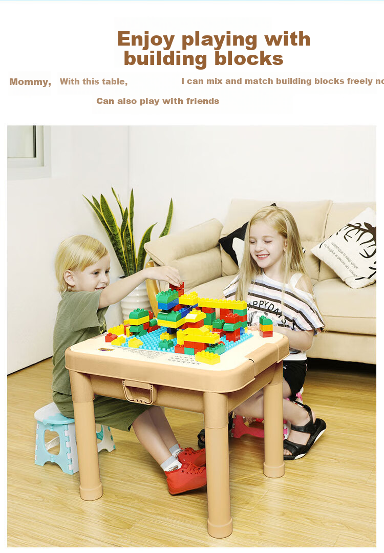 SPACE SAND Children's Multifunctional Toy Learning Table, Sand Tray Desk, Boys And Girls 6-Jin+ Study Desk Set, Birthday Gift 4